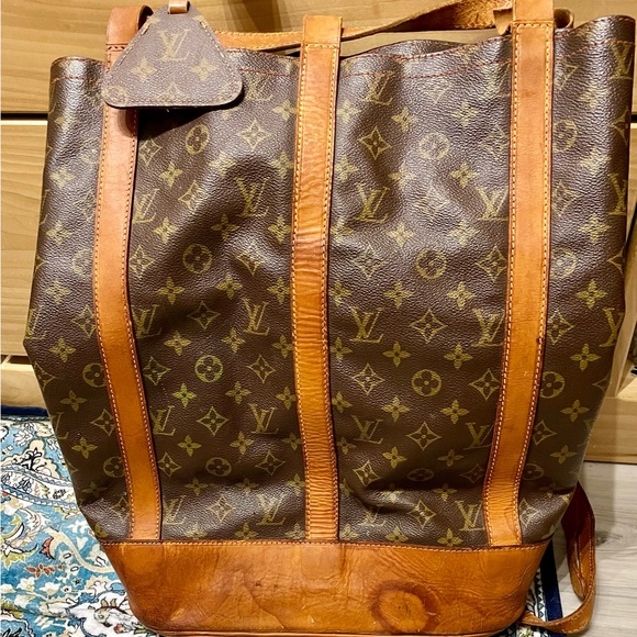 Louis Vuitton Brown Monogram Hobo Shoulder Bag - Picture 2 of 3